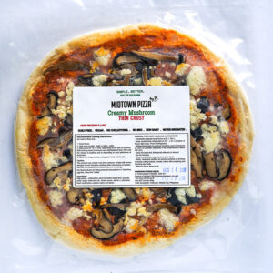 Creamy Mushroom Pizza